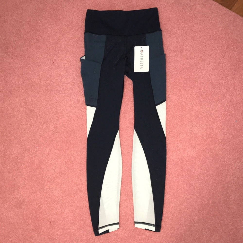 Athleta dark teal xxs leggings